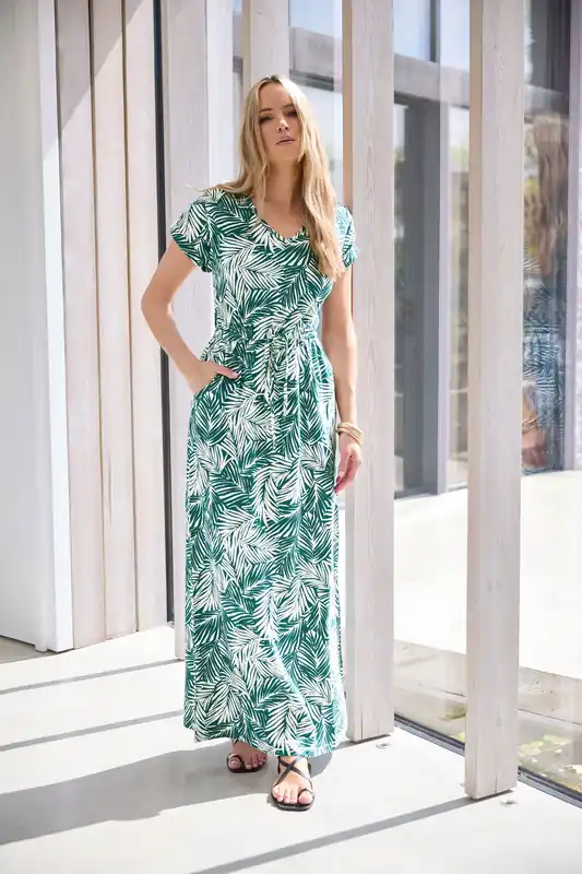 Tall Tropical Palm Maxi Dress - Long Tall Sally