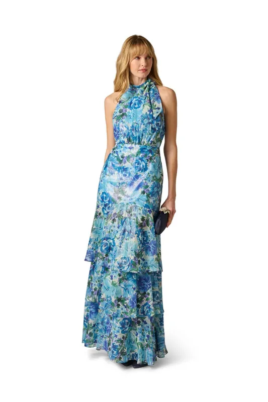 Glazed Chiffon Gown - Adrianna Papell