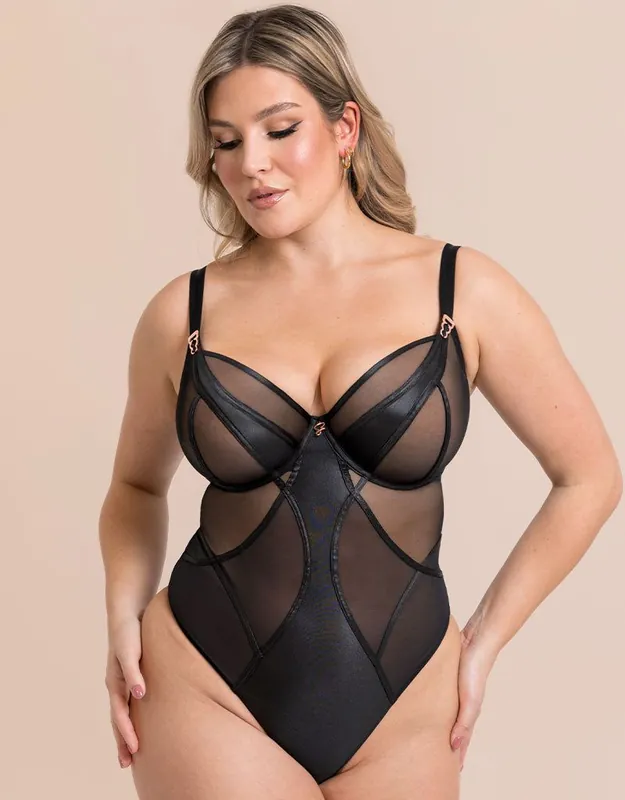 Scantilly Suspense Plunge Bodysuit