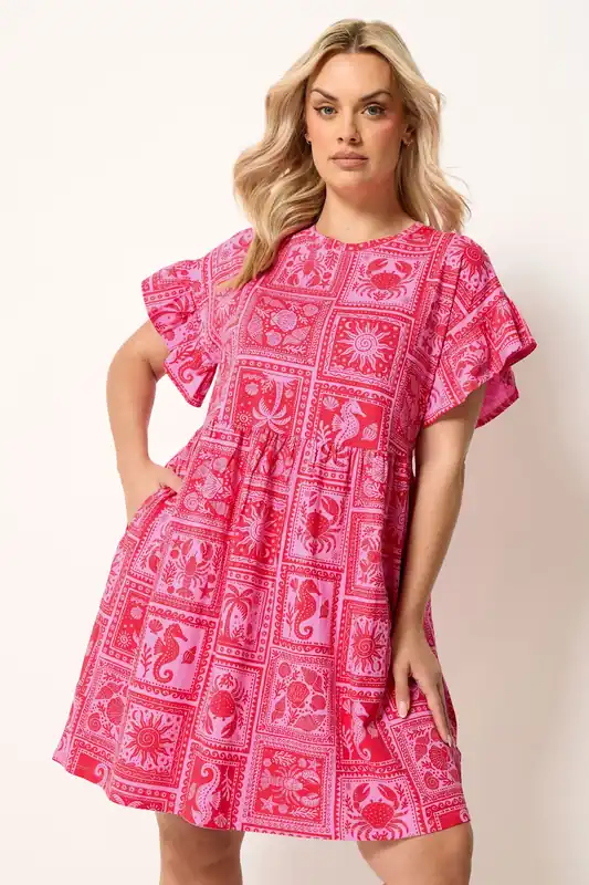 Mixed Shell Tunic Dress - Yours