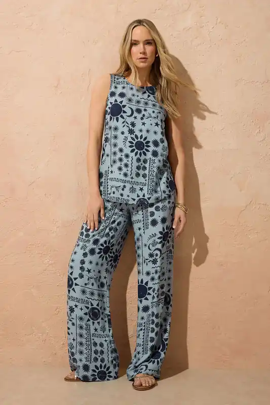 Tall Printed Sleeveless Top - Long Tall Sally