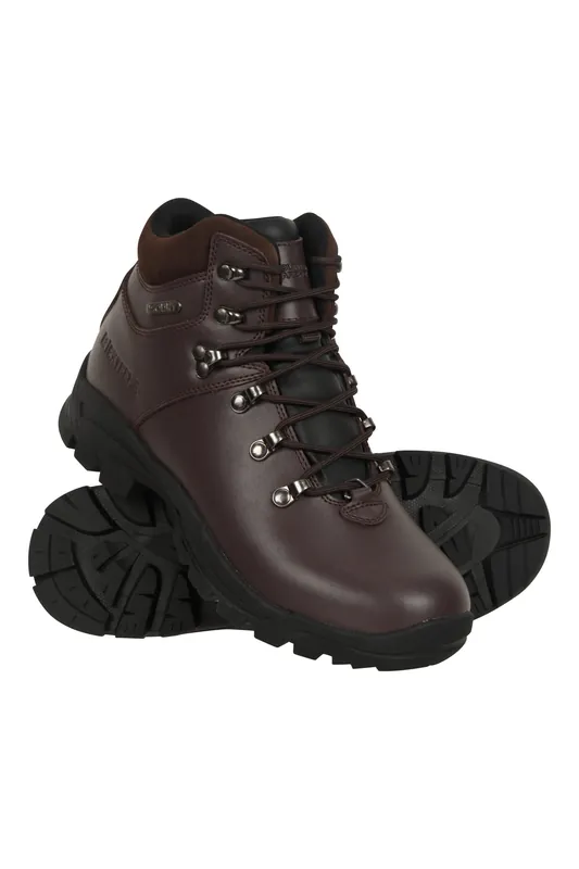 'Latitude II Extreme' Waterproof Leather Walking Boots - Mountain Warehouse