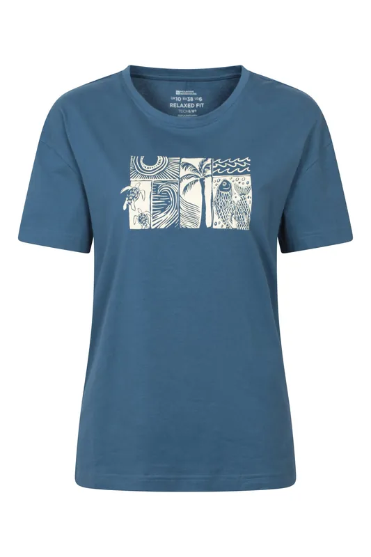 Sea Lino' Soft Lightweight Casual Short Sleeve Relaxed Fit T-Shirt