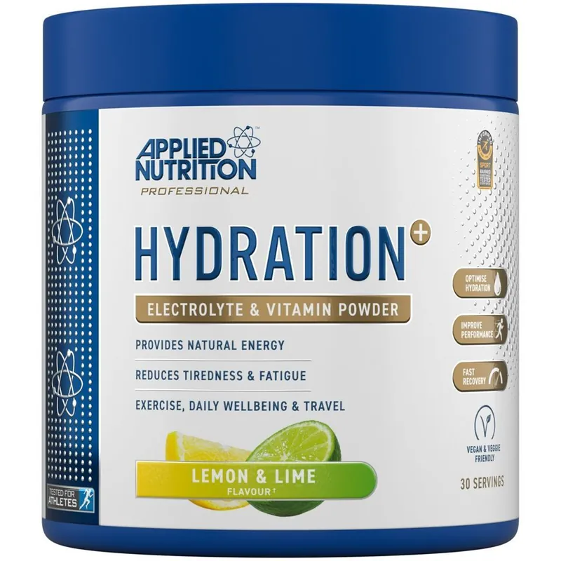 Hydration+ Electrolyte & Vitamin - Lemon & Lime - 30 Servings