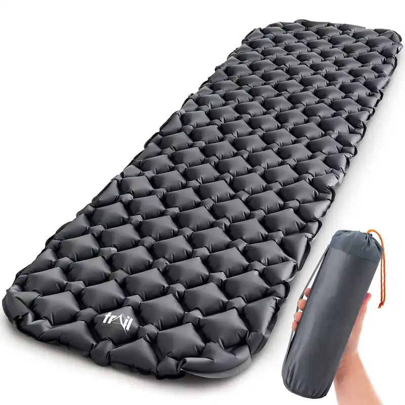 Lightweight Sleeping Mat Ultra Light Inflatable Camping Air Pad Waterproof 5.5cm - Trail Outdoor Leisure