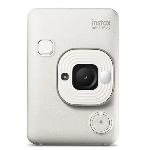 mini LiPlay Hybrid Instant Camera in Misty White - instax