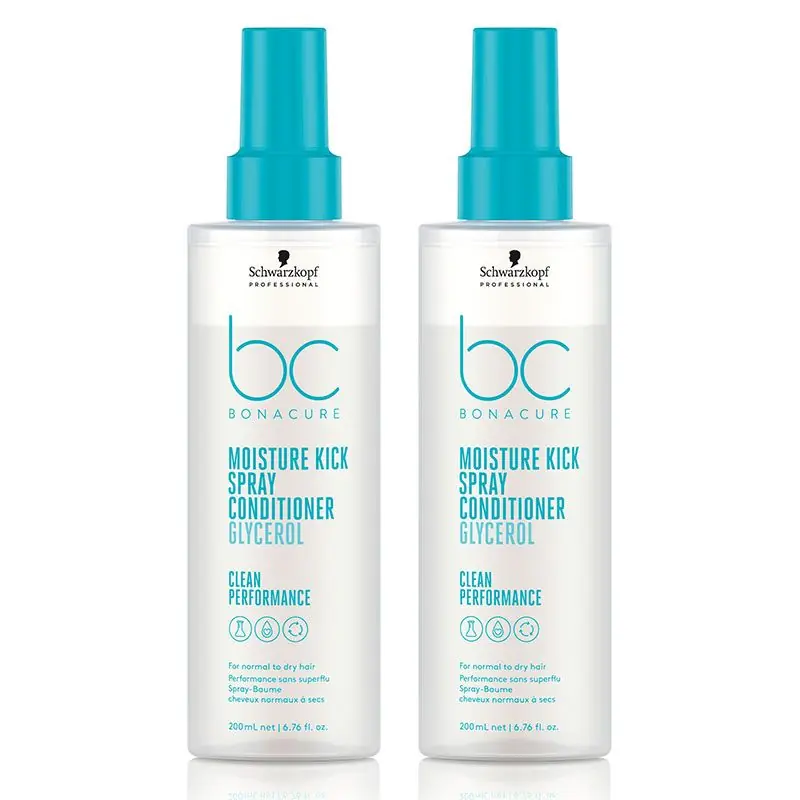 BC Clean Moisture Kick Spray Conditioner 200ml Double - Schwarzkopf