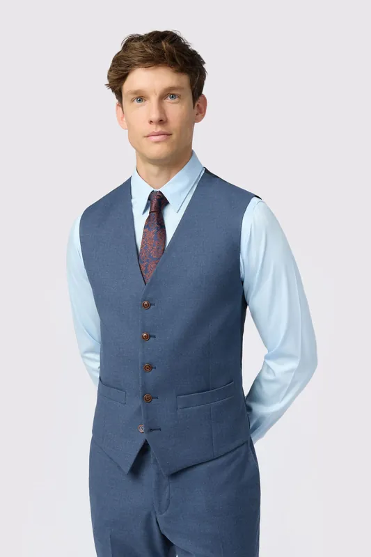 Harley Airforce Flannel Slim Fit Waistcoat - Antique Rogue