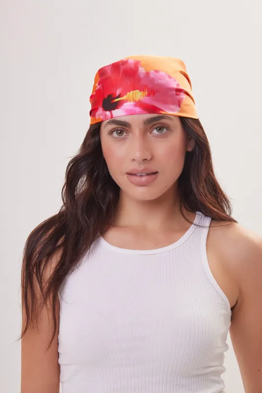 Bright Large Florals Multiway Bandana - My Accessories London