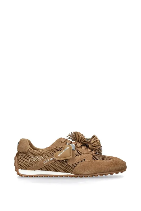 Coheart Brown' Fabric Trainers - STEVE MADDEN