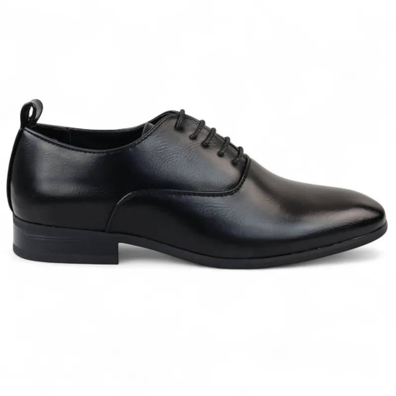 Classic Lace Up Oxford Derby Shoes - Infinity Leather