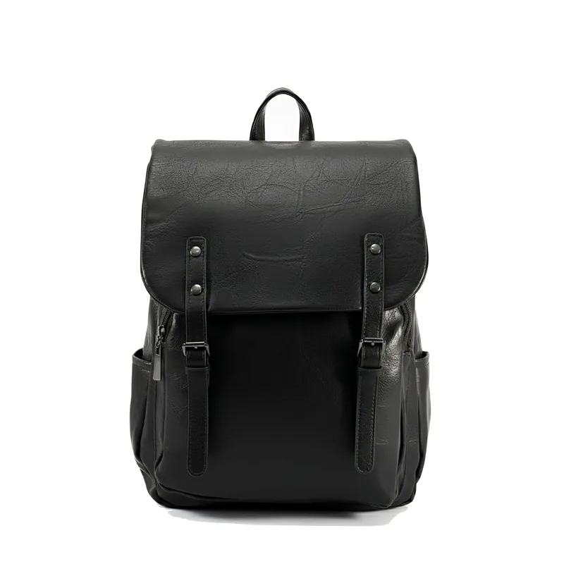 Vintage Inspired Flap Travel Rucksack Large Backpack - Kitise