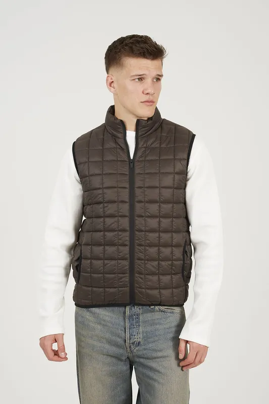 Lightly Padded Box Quilted Gilet - Brave Soul