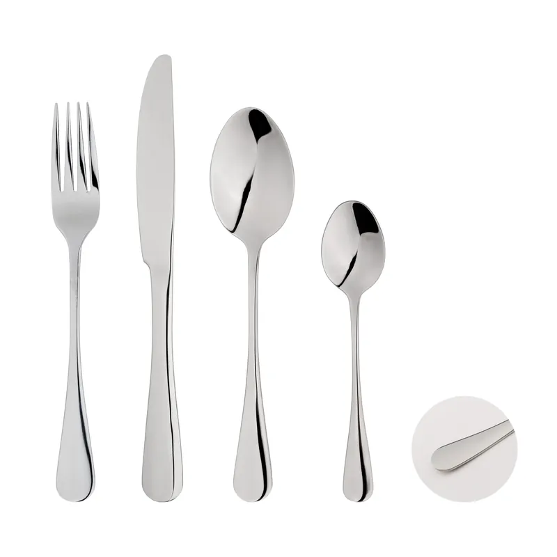 Cutlery Sets Stainless Steel Spoon Fork Simple 24 Piece Set - Glim & Glam