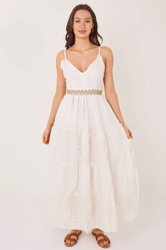 Boho Cotton Maxi Dress - ELAINA FASHION