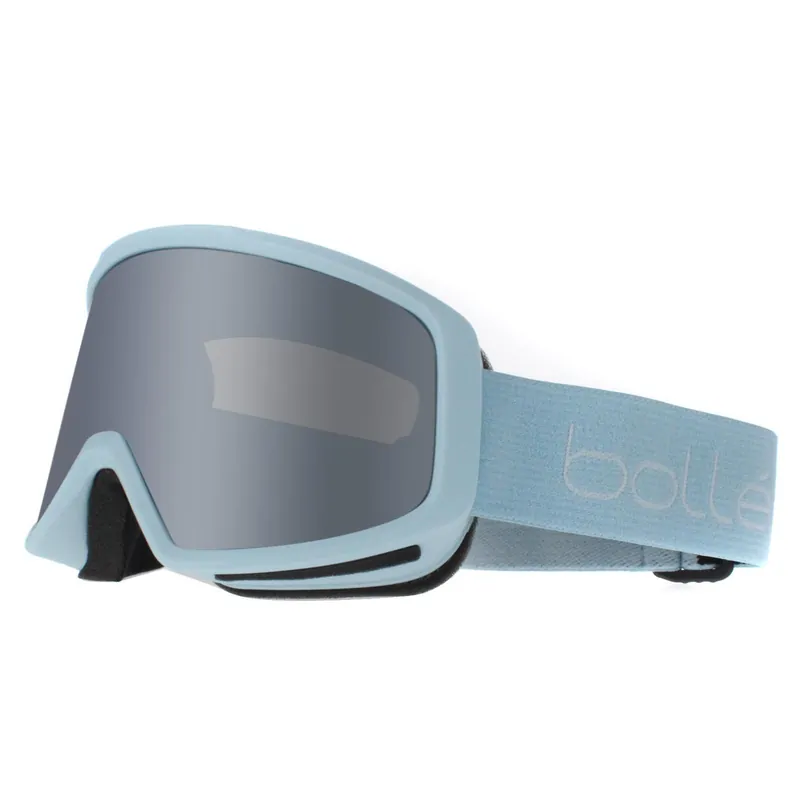 Bedrock Plus BG008008 Powder Blue Black Chrome Ski Goggles - Bolle