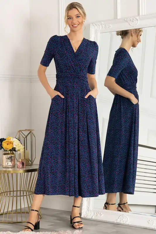 Acadia Wrap Maxi Dress - Jolie Moi