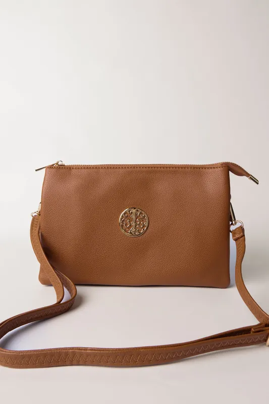 Clutch With Detachable Strap - Blue Vanilla