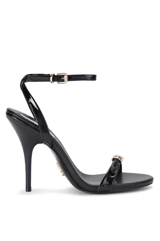 Foxx Heel Black' Sandals - STEVE MADDEN