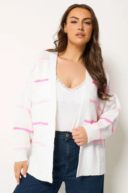 Stripe Knitted Cardigan - Yours