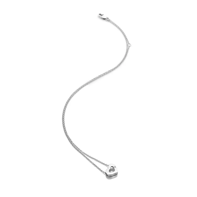 Diamond Amulet Heart Pendant - Hot Diamonds