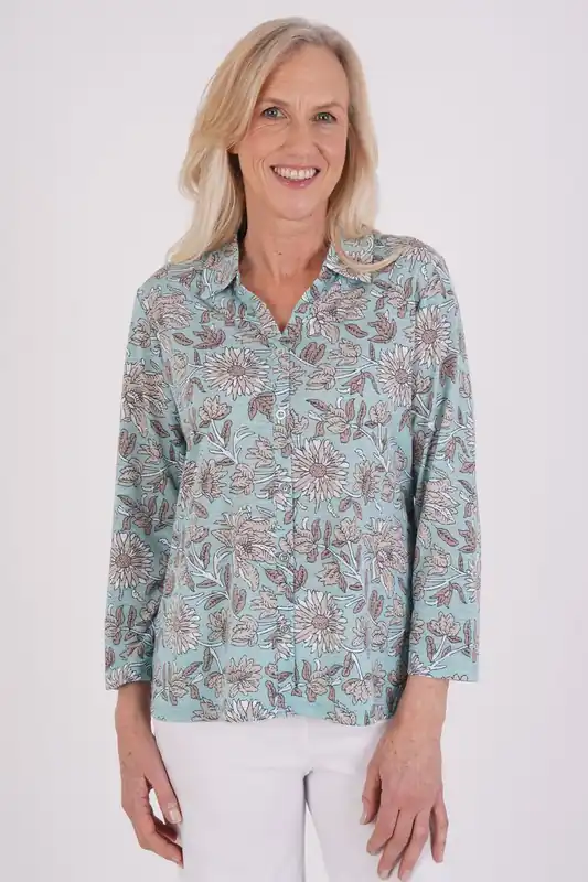 Persian Floral Print Shirt - Tigi