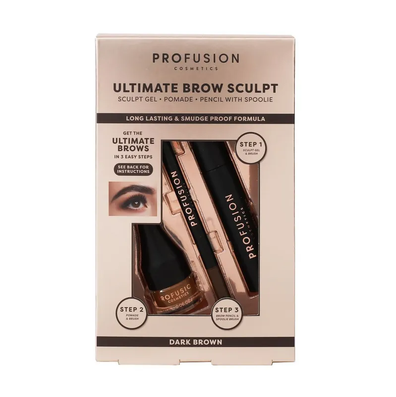 Ultimate Brow Sculpt Dark Brown - Profusion Cosmetics