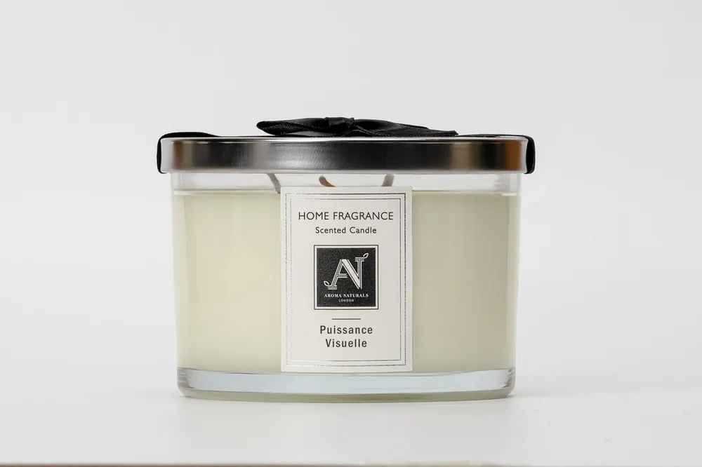 Minimalist Luxe Puissance Visuelle 3-Wick Scented Candle