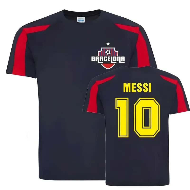 Mens Lionel Messi Sports Training Jersey - FC Barcelona