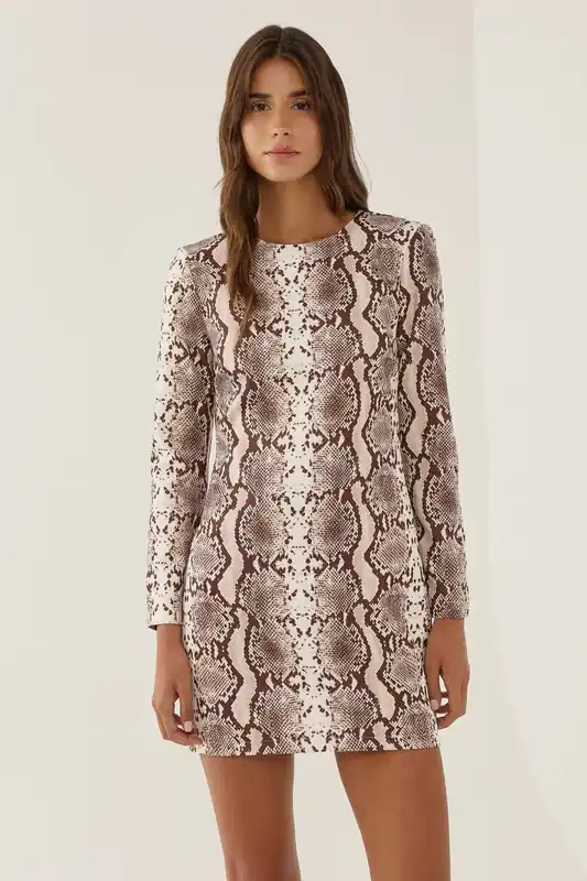 Patterned Mini Dress - Hiccup