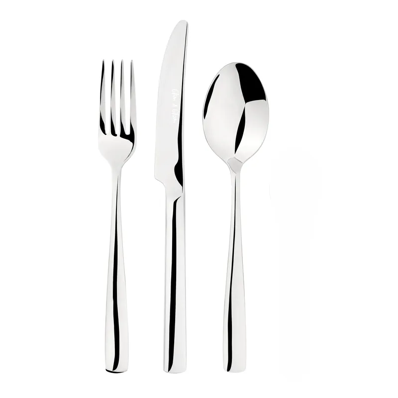 Cutlery Sets Stainless Steel 18/8 12pc Set Catering Simplicity - Glim & Glam
