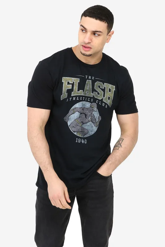 Flash Athletics Mens Mens T-Shirt Black