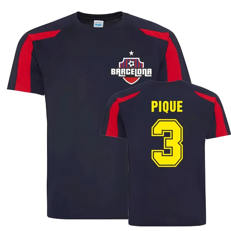 Mens Gerard Pique Sports Training Jersey - FC Barcelona