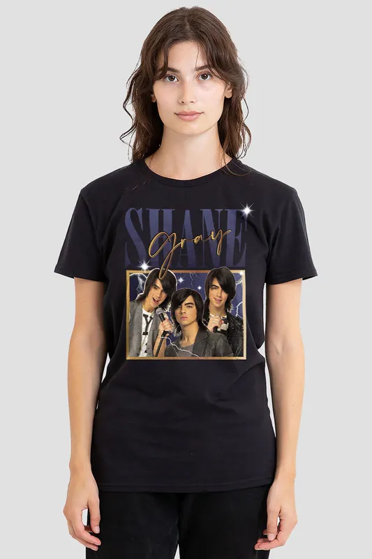 Camp Rock Shane Montage T-Shirt, Black