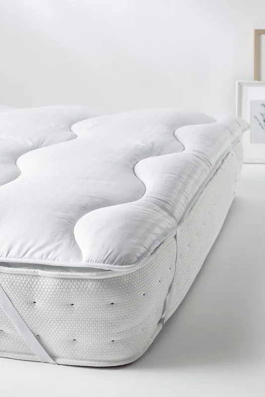 Luxury Quilted Mattress Protector with Soft Touch Finish and Elasticated Straps - Snuggledown