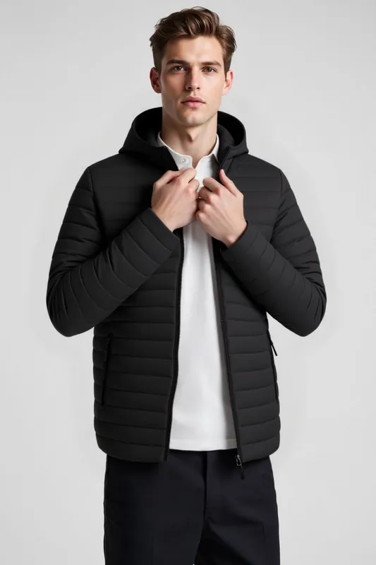 Lightweight Hooded Padded Jacket - MODISHION