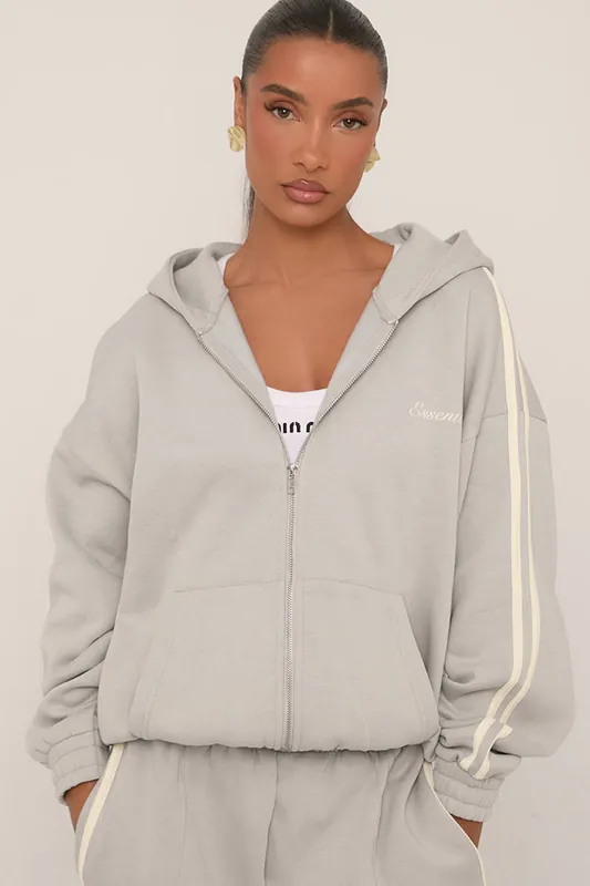 Long Sleeve Striped Hoodie - EGO