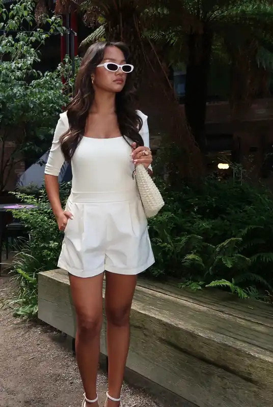 Vanilla High Waisted Shorts - Shnoo