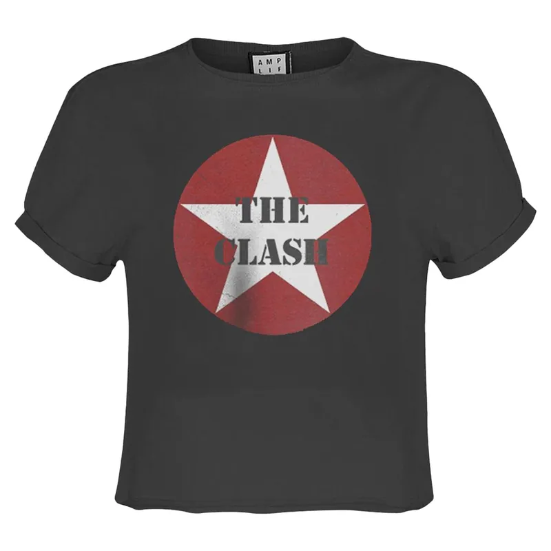 Star Logo The Clash Crop Top - Amplified