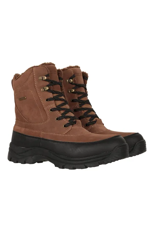 Stowe' Waterproof Warm Comfortable Thermal Lined Winter Snow Boots - Mountain Warehouse