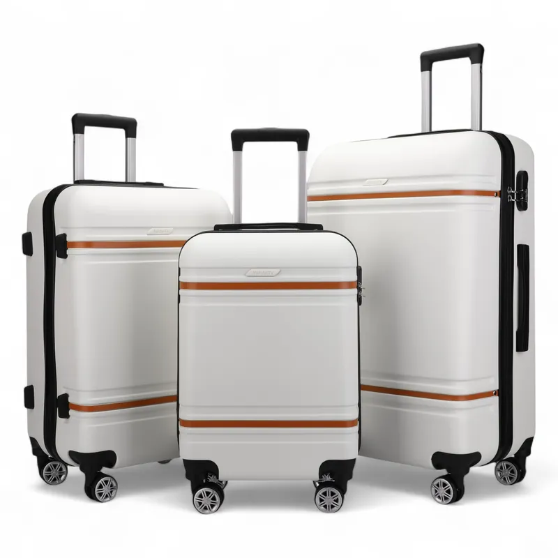 Hardshell Cabin Suitcase Robust ABS Lightweight Luggage Holiday Bag - Infinity Leather