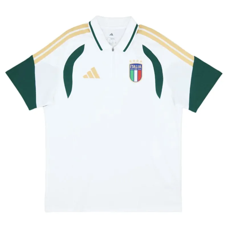 Mens 2026 2027 Polo Shirt White - Italy