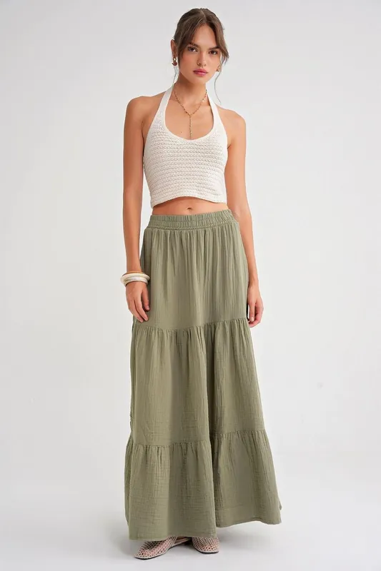 Maxi Cotton Skirt - MixRay