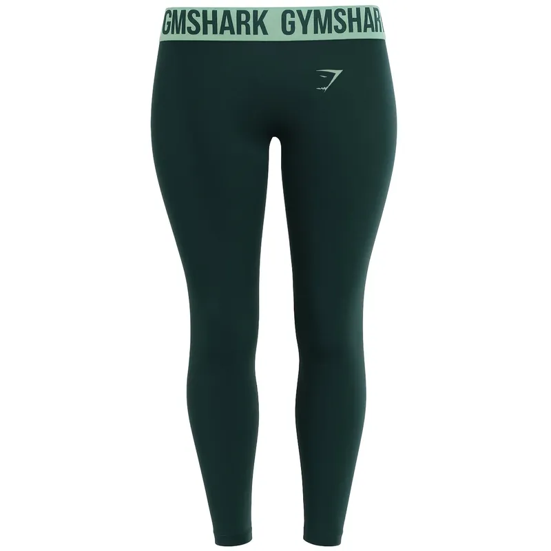 Fit Seamless Green Leggings - Gymshark