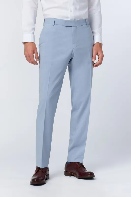Cloud Blue Slim Trousers - Antique Rogue