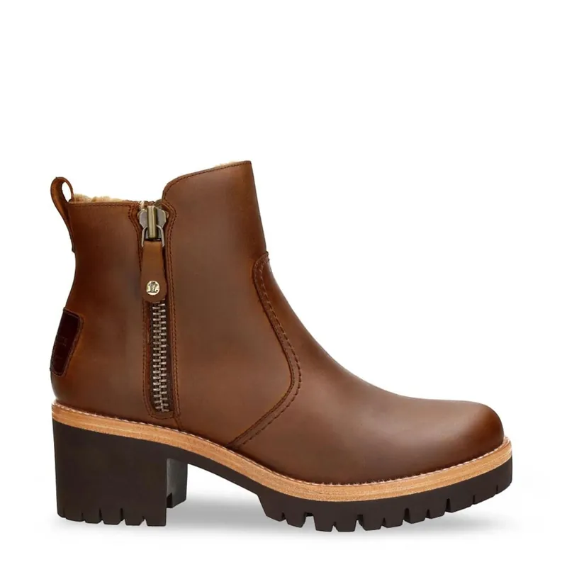 Pauline B9 Waterproof Leather Heeled Ankle Boots - TruClothing