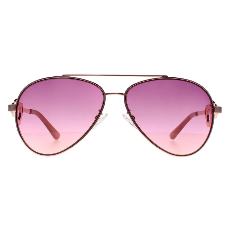 Aviator Rose Gold Pink Gradient GF0365 - Guess