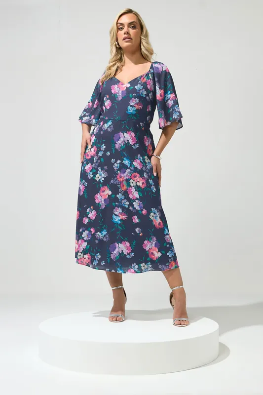 Floral Midi Dress - Yours
