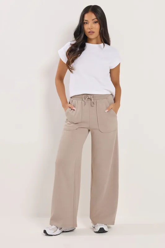 Petite Wide Leg Joggers - PixieGirl