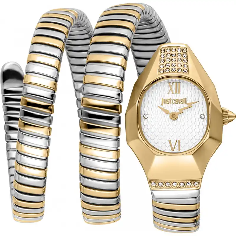 JC1L397M0065 Signature Snake 24mm Quartz Watch - Just Cavalli